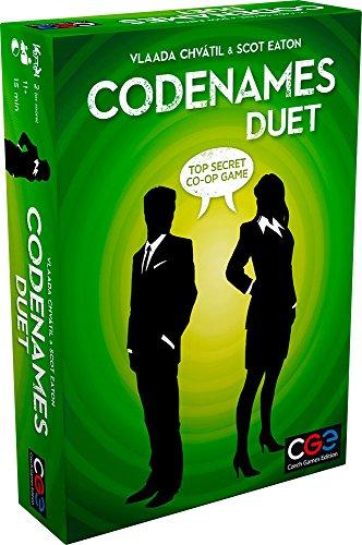 The Box art for Codenames: Duet
