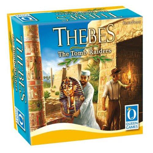 The Box art for Thebes The Tomb Raiders Board Game