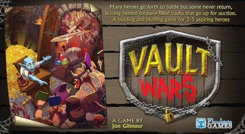 The Box art for Vault Wars Board Game