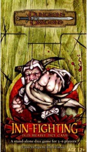 The Box art for Dungeons & Dragons Inn Fighting Dice Game