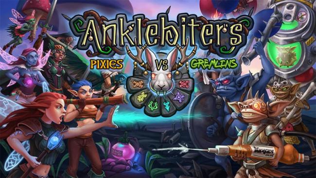 The Box art for Anklebiters: Pixies VS Gremlins