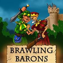 The Box art for Brawling Barons by