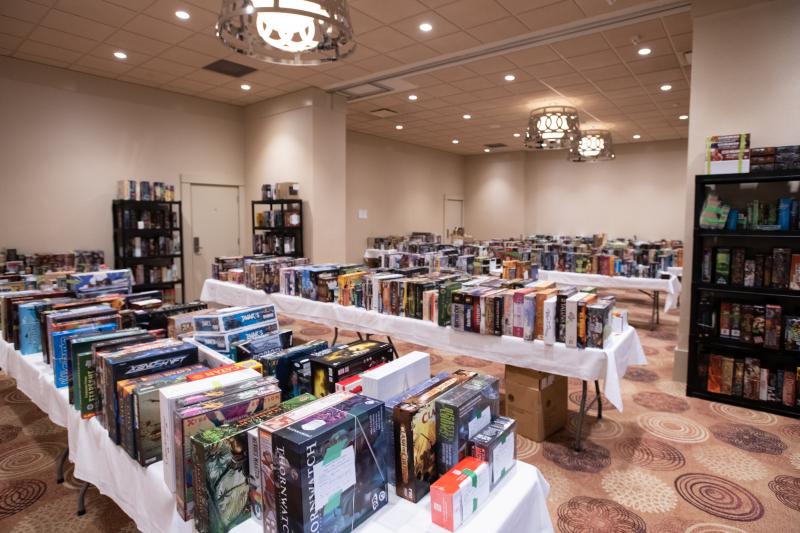 One of our most popular features, the Bring and Buy Auction. The calm before the storm.