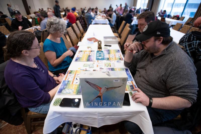 Lots of Wingspan hitting the tables this year.