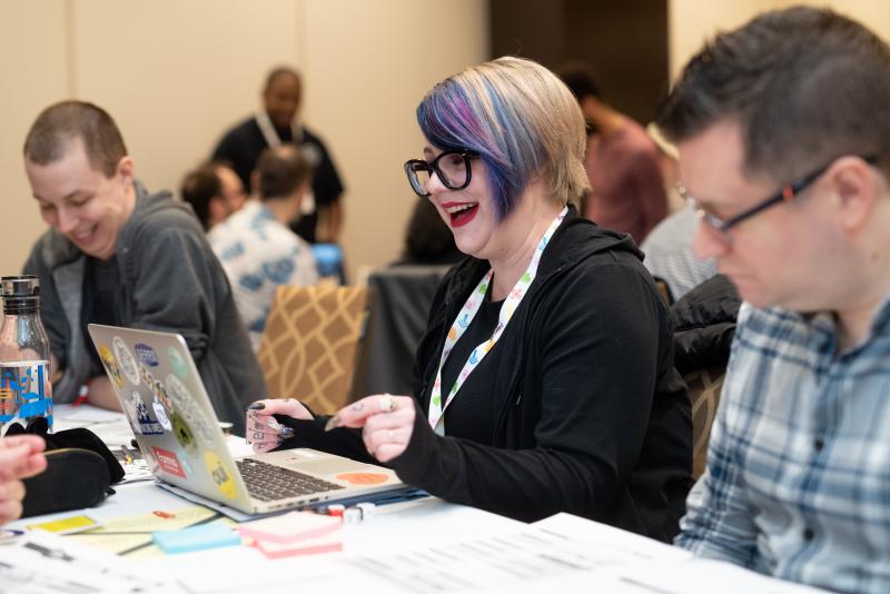 The RPG hall was jumping and many designers were on hand to run sessions.