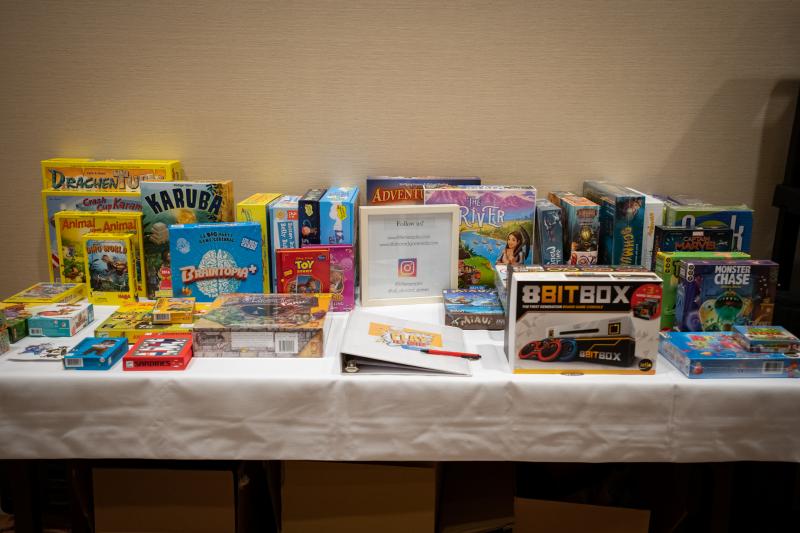 Selection of the Play to Win titles in the Family Gaming Hall